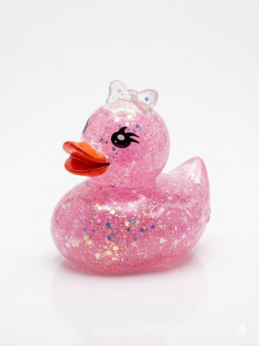 Sparklee Squishy Duck Sugar Squish Glitter Viral squeeze
